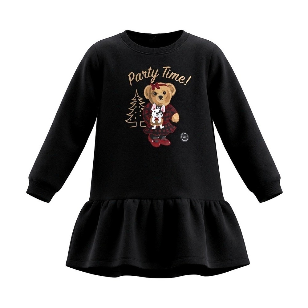 Polo Ralph Lauren Kids Black Polo Bear Holiday Dress Size 18M NWOT